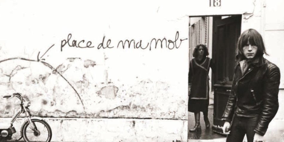 Prise de vue pour la pochette de l’album Place de ma mob, 1977
