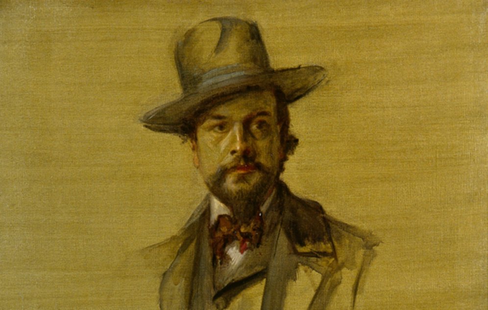 Photo d'un portrait de Debussy