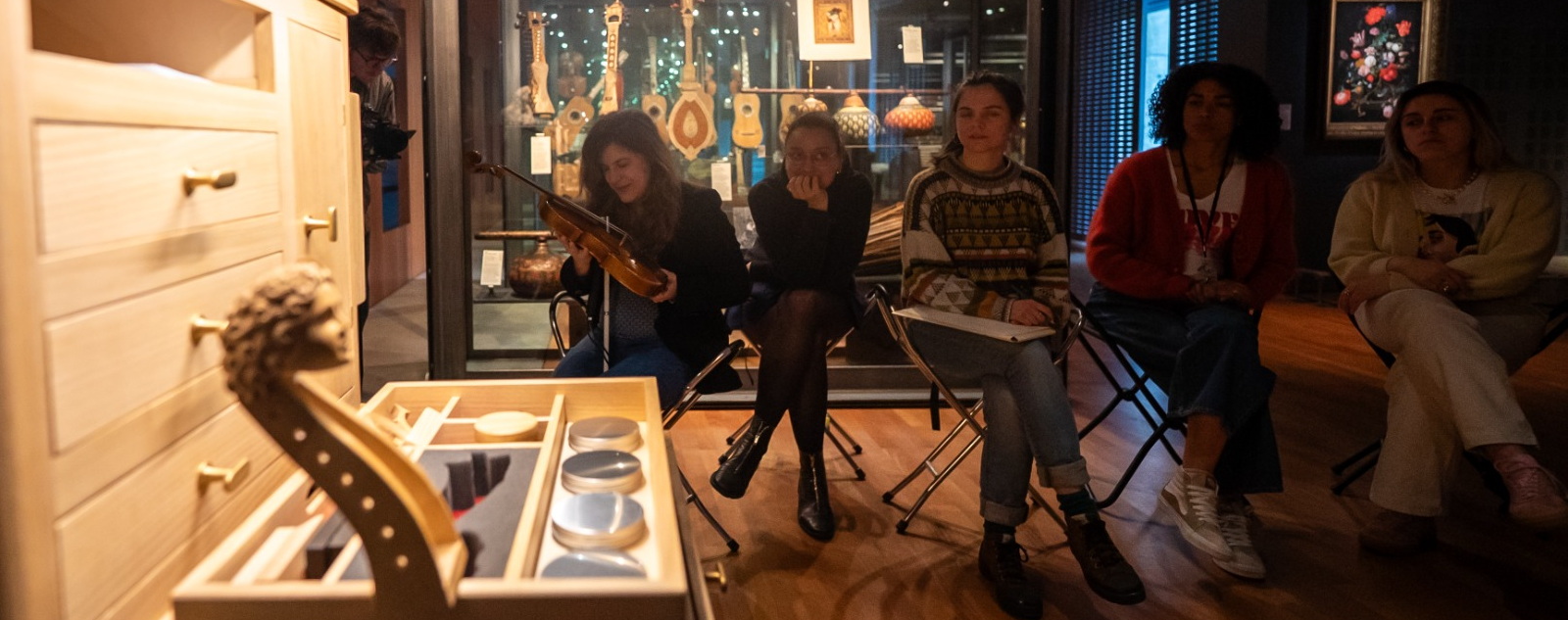 Photo d'une visite du Musée