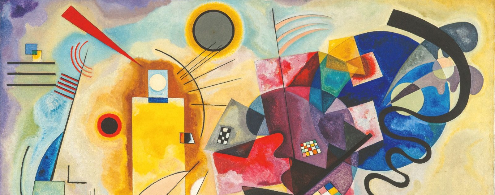 Vassily Kandinsky, Jaune-rouge-bleu, 1925, Paris