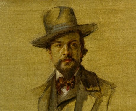 Photo d'un portrait de Debussy